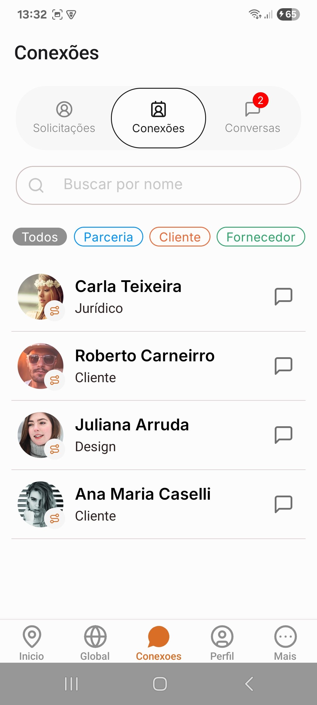 Bupper Connect — conexões